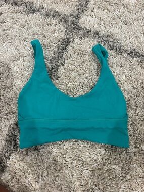 lululemon athletica Teal Scoop Neck Tank Bralette